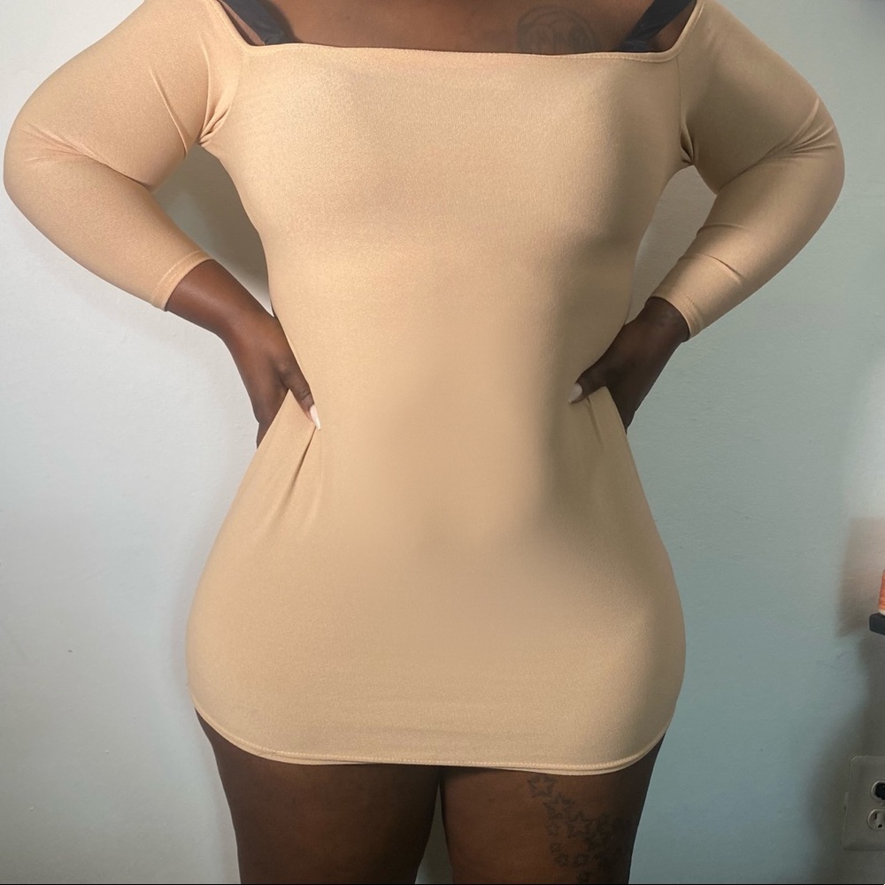 Tan dress
